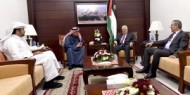 الرئيس يستقبل السفير القطري محمد العمادي