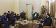 حلس يستقبل مرشحي حركة فتح لانتخابات نقابة المحاميين