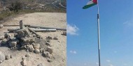 للمرة الثلاثين.. الاحتلال يفجر سارية العلم في سبسطية