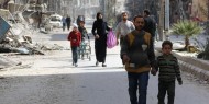 خروج 1000 شخص من دوما إلى مناطق النظام بالغوطة الشرقية