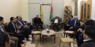 حلس يلتقي مرشحي حركة فتح لنقابة المحامين في غزة