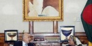 الرجوب يسلم رئيسة وزراء بنغلاديش رسالتين هامتين من الرئيس ورئيس الوزراء