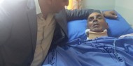 الأخ إياد نصر يزور القيادي قديح للإطمئنان على صحته بعد حادث سير مؤلم