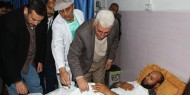 خانيونس .. وفد قيادي من حركة فتح يزور جرحى مسيرة العودة