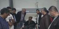 إقليم غرب غزة يزور جرحى "مسيرة العودة" في "مستشفى القدس"