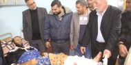 حركة فتح اقليم الشرقية تعود جرحى مسيرات يوم الارض بمستشفى غزة الارووبي