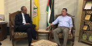 الاخ ابوماهر حلس يلتقي القنصل الايطالي في غزة