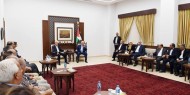 الرئيس يستقبل أعضاء المكتب التنفيذي للاجئين ورؤساء اللجان الشعبية بمخيمات الضفة