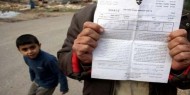 الاحتلال يخطر بهدم ستة منازل شمال غرب بيت لحم