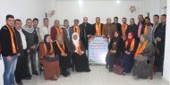 وفدا قياديا من حركة المبادرة الوطنية الفلسطينية يهنئ حركة فتح - إقليم شمال غزة بمناسبة الإنطلاقة ال54.