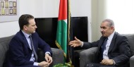 اشتية يلتقي كرينبول وميلادينوف