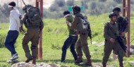 الاحتلال يعتقل عشرة مواطنين من الضفة