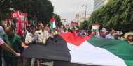 مسيرة في مخيم جنين دعما للأسرى