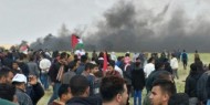 إصابات خلال قمع الاحتلال المسيرات السلمية شرق قطاع غزة
