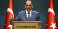 الرئاسة التركية: نرفض اعتراف واشنطن بالمستوطنات الاسرائيلية