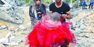 في غزة،،، عروسان تزوجا حديثا وباتوا الآن بسبب عدوان الاحتلال وجرائمه دون سقف يحميهم