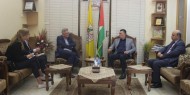 حلس يستقبل ممثل المانيا لدى دولة فلسطين