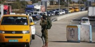 الاحتلال يغلق حاجز حوارة والطريق الواصل بين نابلس وقلقيلية