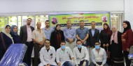 حركة فتح مفوضية الأتحادات و النقابات العمالية و المكتب الحركي أقليم غرب غزة تنفذ حملة للتبرع بالدم.