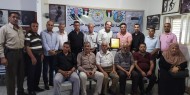 وفد من حركة فتح يزور اللجنة الشعبية للاجئين في خانيونس