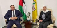 خلال لقائها السفير المصري: سلامة تؤكد أهمية المقاربة التي سلكتها "فتح" نحو تحقيق الوحدة