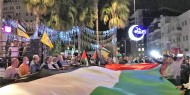 مظاهرة حاشدة في بيروت دعما واسنادا لأبناء شعبنا