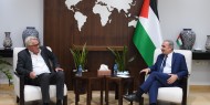 اشتية يجدد مطالبته المجتمع الدولي بالضغط على إسرائيل للالتزام بالقانون والشرعية الدولية والاتفاقيات الموقعة