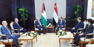 الرئيس يجتمع مع نظيره المصري