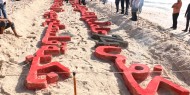 جدارية فنية رملية على شاطئ غزة إيذانًا بانطلاق فعاليات إحياء الذكرى الـ74 للنكبة