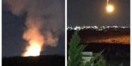 احتراق مئات أشجار الزيتون جراء إطلاق الاحتلال قنابل مضيئة غرب جنين