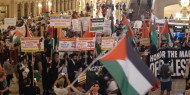 تظاهرة في نيويورك تنديدا بالعدوان الأخير على قطاع غزة
