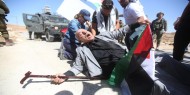 نابلس: الاحتلال يقمع مسيرة بيت دجن ويعتدي على صحفي