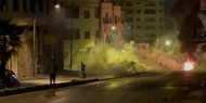إصابات بالاختناق إثر قمع الاحتلال مسيرة في بيت لحم منددة بالعدوان على جنين