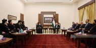 الرئيس: دولة فلسطين  تحرص على تعزيز الوجود المسيحي الأصيل في الأراضي المقدسة