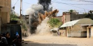 شهيدان و5 إصابات في غارة إسرائيلية على شقة شمال غزة