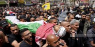 جماهير نابلس تشيع جثمان الشهيد بدر مصري