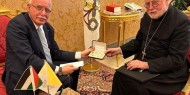 المالكي يطلع وزير خارجية الكرسي الرسولي على آخر التطورات في فلسطين