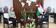 اشتية لدى لقائه المبعوثة النرويجية للسلام: اجتماع المانحين يجب أن يحمل إدانة لإجراءات الاحتلال ورؤية لمستقبل حل الدولتين