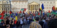 تظاهرة حاشدة في بوخارست تنديدا بعدوان الاحتلال على شعبنا