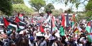 متظاهرون يقطعون جسورا في نيويورك دعما لفلسطين وللمطالبة بوقف العدوان على غزة