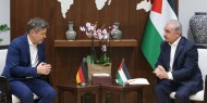 اشتية خلال استقباله نائب المستشار الألماني: ما يحدث في غزة جريمة إبادة فـ 70% من الشهداء أطفال ونساء