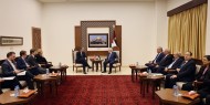 الرئيس يجدد رفضه القاطع لتهجير الفلسطينيين من قطاع غزة أو من الضفة