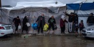 اشتداد تأثير المنخفض الجوي يفاقم معاناة النازحين في قطاع غزة