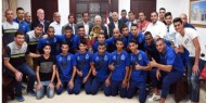 الرئيس يستقبل نادي شباب رفح المتوج بكأس فلسطين لكرة القدم