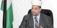 ادعيس يدعو خطباء الجمعة لحث المواطنين على المشاركة بفعاليات التنديد بوعد بلفور