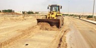 "الأشغال العامة" تتابع تصريف مياه الأمطار في شارع صلاح الدين