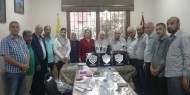 لقاء لمسؤولي مكاتب العمال لحركة فتح إقليم سوريا مع أعضاء وفد عمال فلسطين