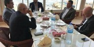حلس يلتقي المبعوث السويسري ويبحثان ملف المصالحة الداخلية