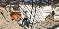 هدم منزل قيد الإنشاء في برطعة الغربية جنوب غرب جنين